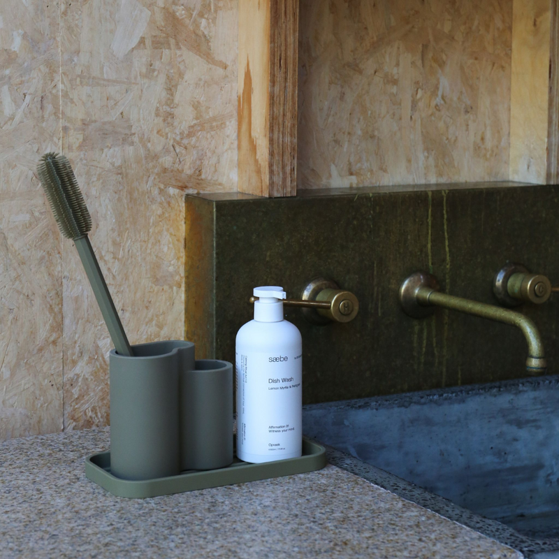 Sink Tray + Sponge Holder / Khaki