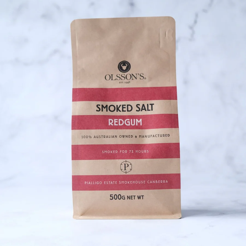 Redgum Smoked Salt / Bag 500gm