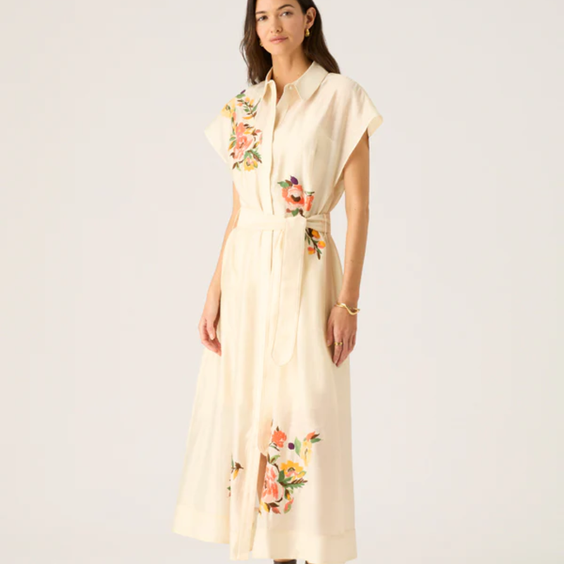 Soleil Shirt Dress / Ivory