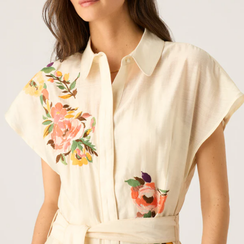 Soleil Shirt Dress / Ivory