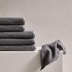 Tweed Face Towel / Coal