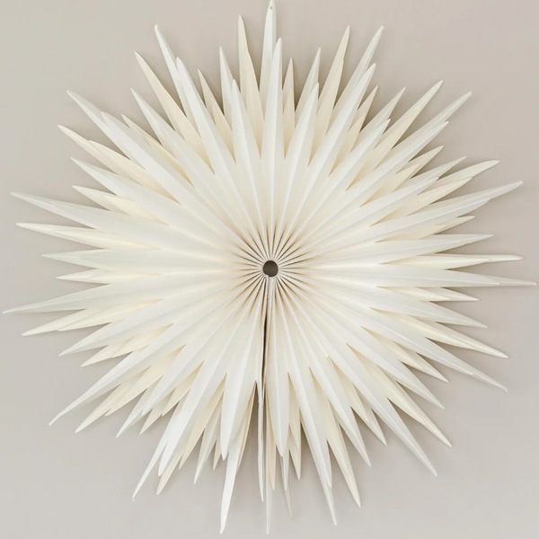 Window + Wall Star Ornament 70cm / Off White