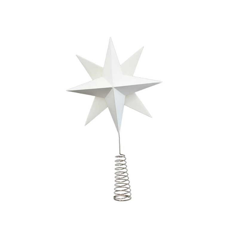 Tree Topper Star 40cm / Off White