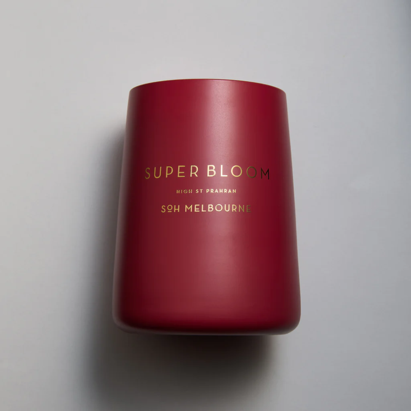 Super Bloom / Blush Matte Glass Candle