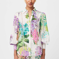 Swanson Placement Shirt / Wisteria Alba