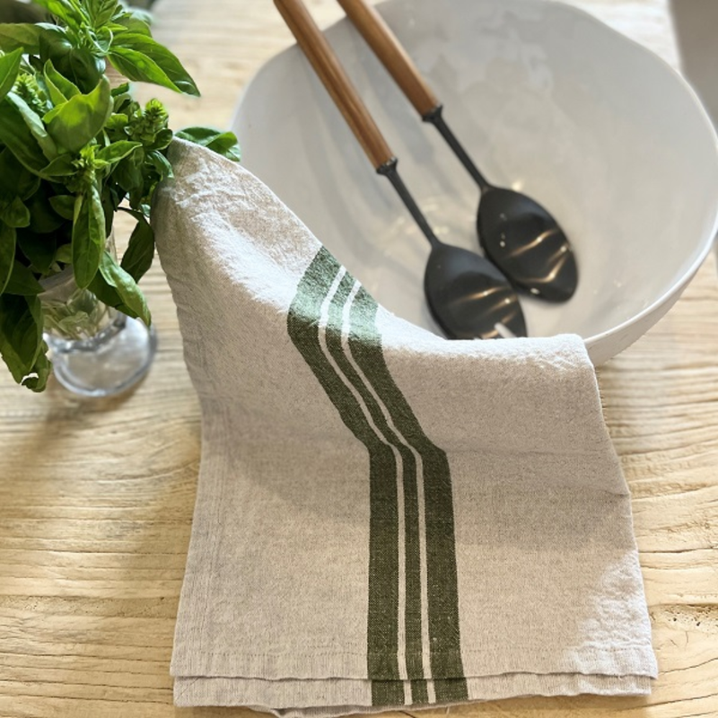 Tea Towel Set of 2 / Olive