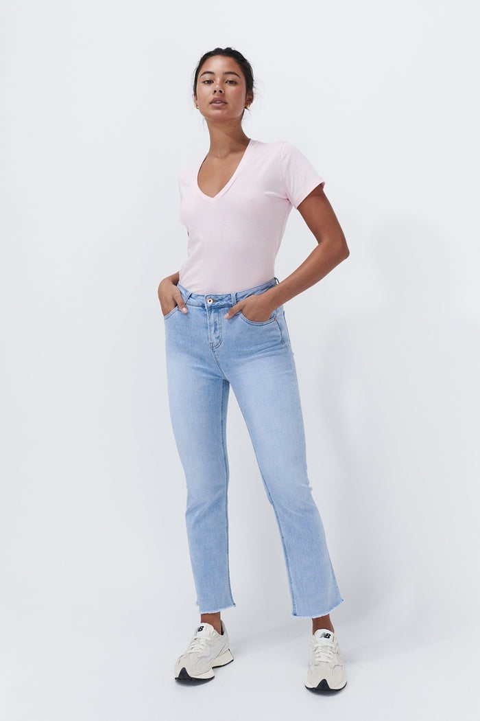 Vacay Jean Raw Hem / Sky Blue