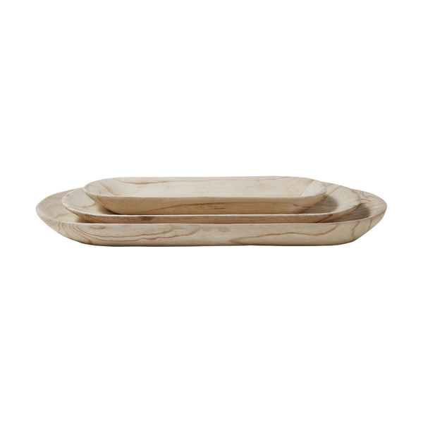 Wooden Oval Tray / Medium