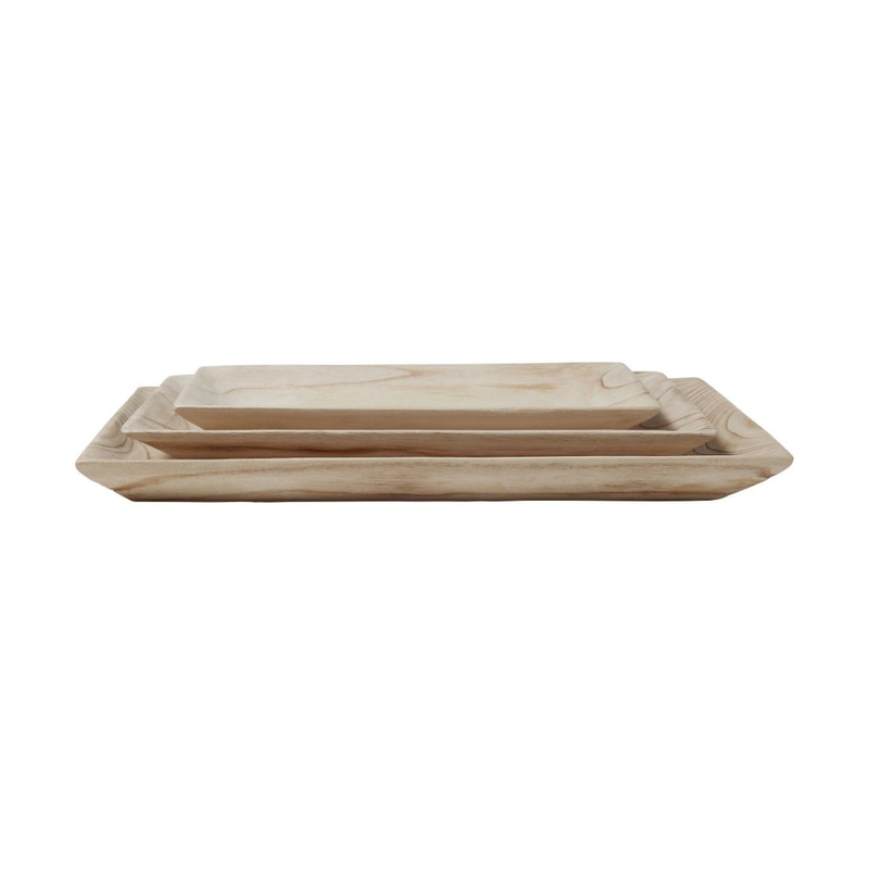 Wooden Oval Tray / Large