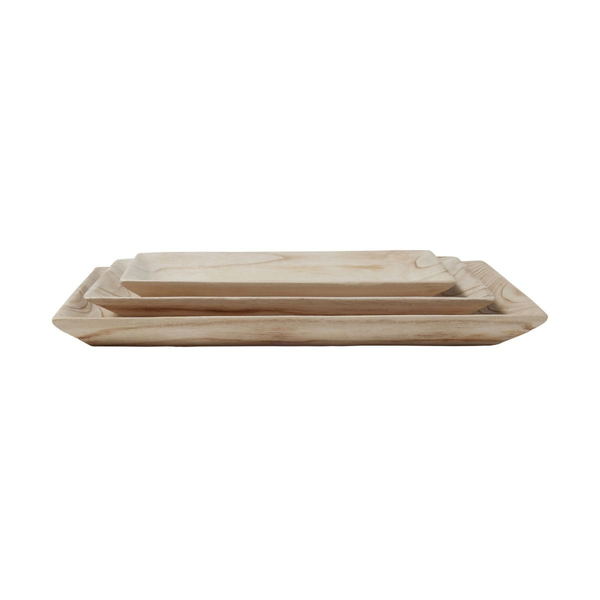 Wooden Rectangle Tray / Medium