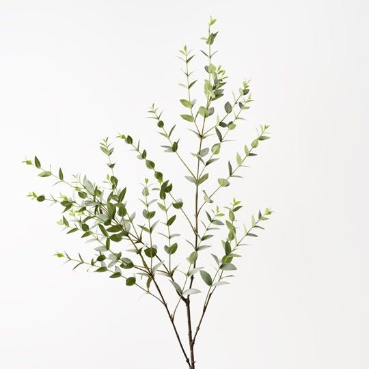 Eucalyptus Mini Leaf Spray 137cm / Grey Green