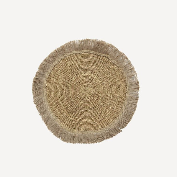 Frayed Edge Seagrass Placemat / Set 4