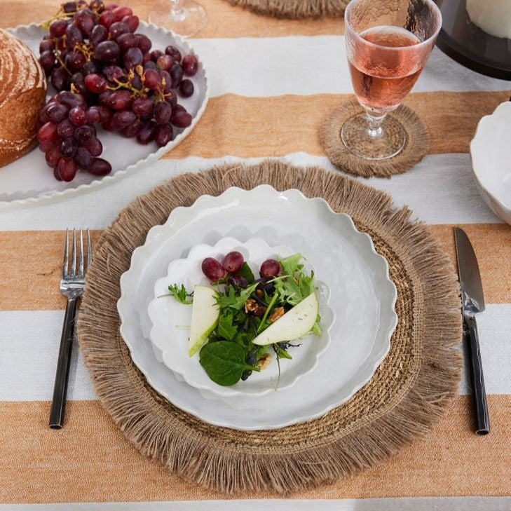 Frayed Edge Seagrass Placemat / Set 4