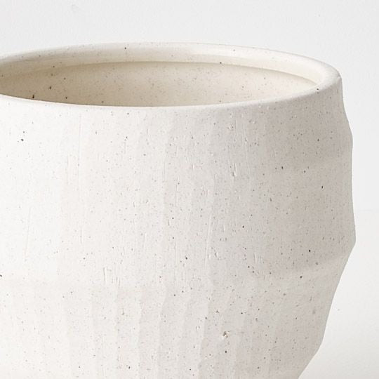 Cuilana Pot 14cm/ White Chalk