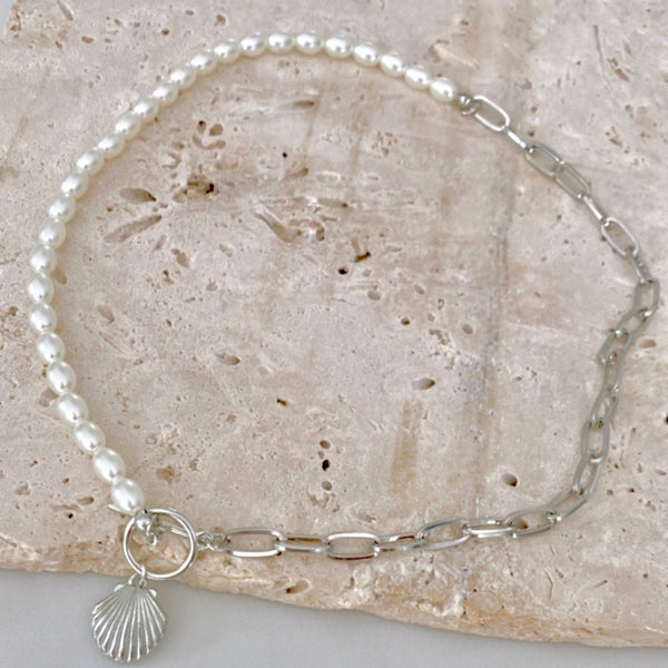 Seashells Necklace / Silver