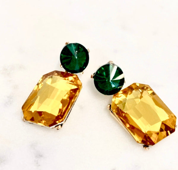 Charlotte Earrings / Rich Gold