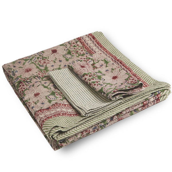 Blooming Napkins Set/4 Green