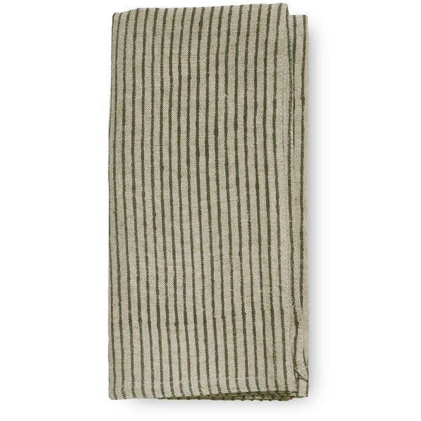 Blooming Stripe Napkin Set/4 Forest