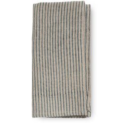 Adela Stripe Napkin Set 4 / Blue