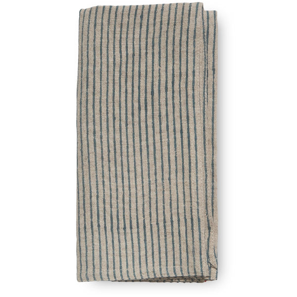 Adela Stripe Napkin Set 4 / Blue