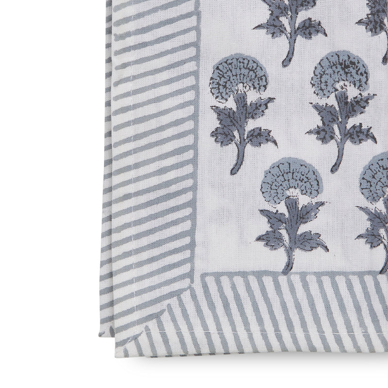 Tableau Poppy Napkin Set 4 / Blue