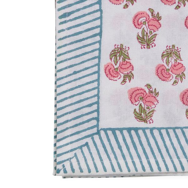 Tableau Poppy Napkin Set 4 / Pink