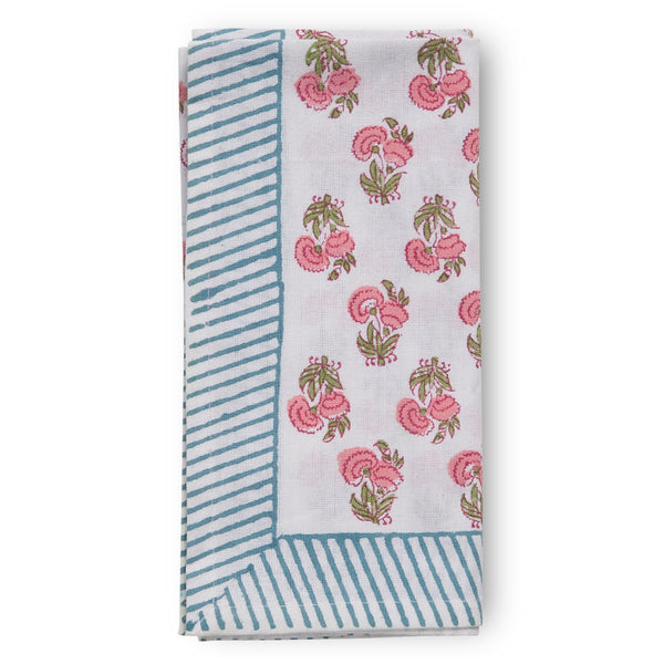 Tableau Poppy Napkin Set 4 / Pink