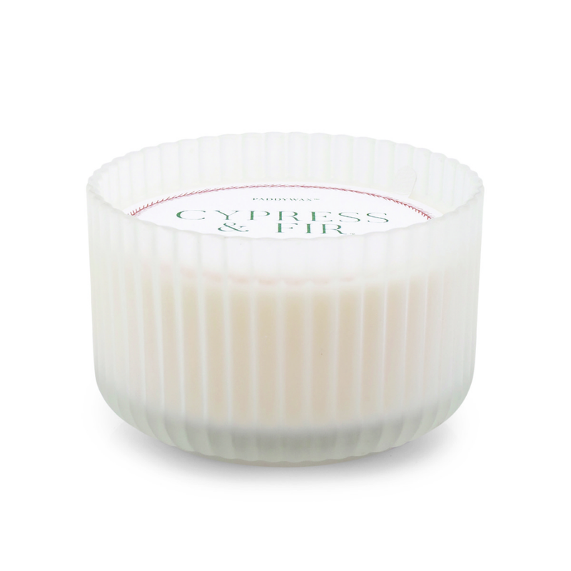 Cypress & Fir Holiday Candle / Frosted 15oz