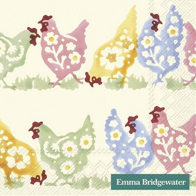 Cocktail Napkins / Emma Bridgewater Spring Chickens