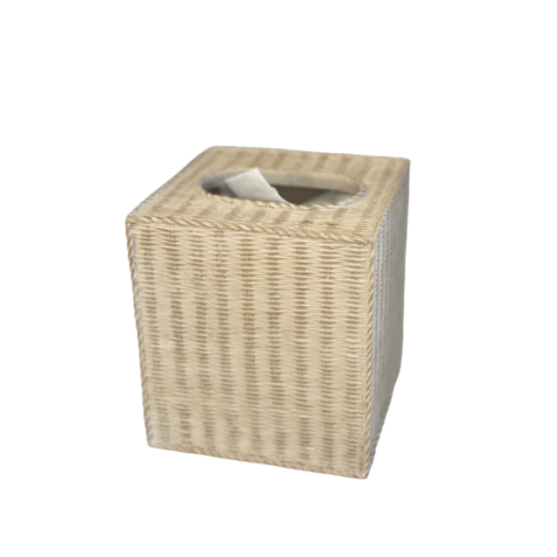 Rattan Weave Tissue Box