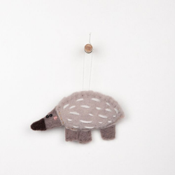 Wanderlust Hanging Felt Echidna