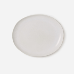 Finch Oval Platter / White Natural