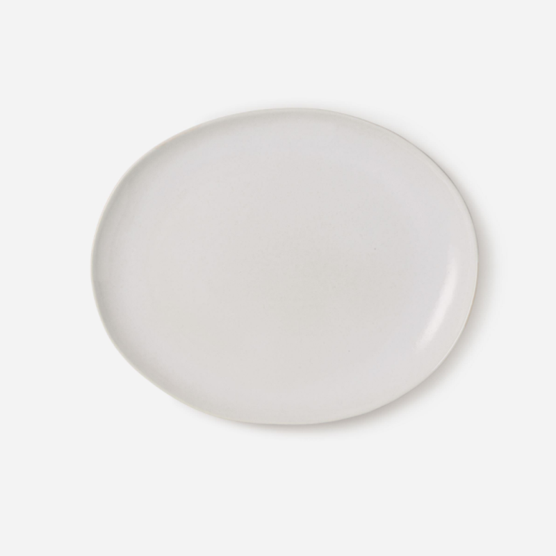 Finch Oval Platter / White Natural