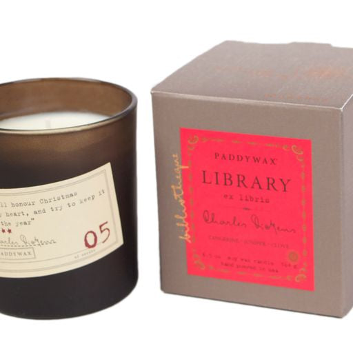 Library Candle Charles Dickens 6oz