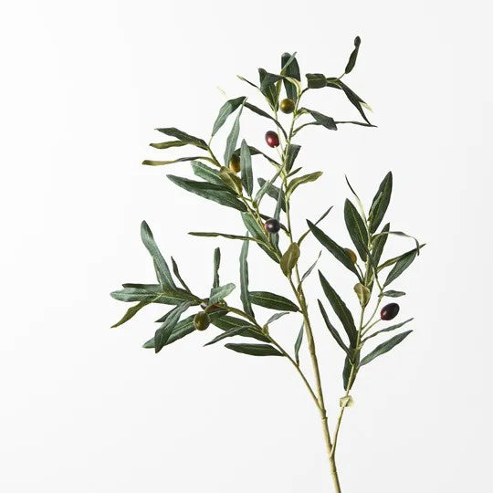 Olive Leaf Spray Green 91cm